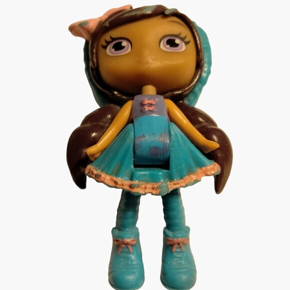 Nickelodeon Little Charmers Lavender Mini Doll Figure Di stressed Shabby toy - Picture 8 of 8